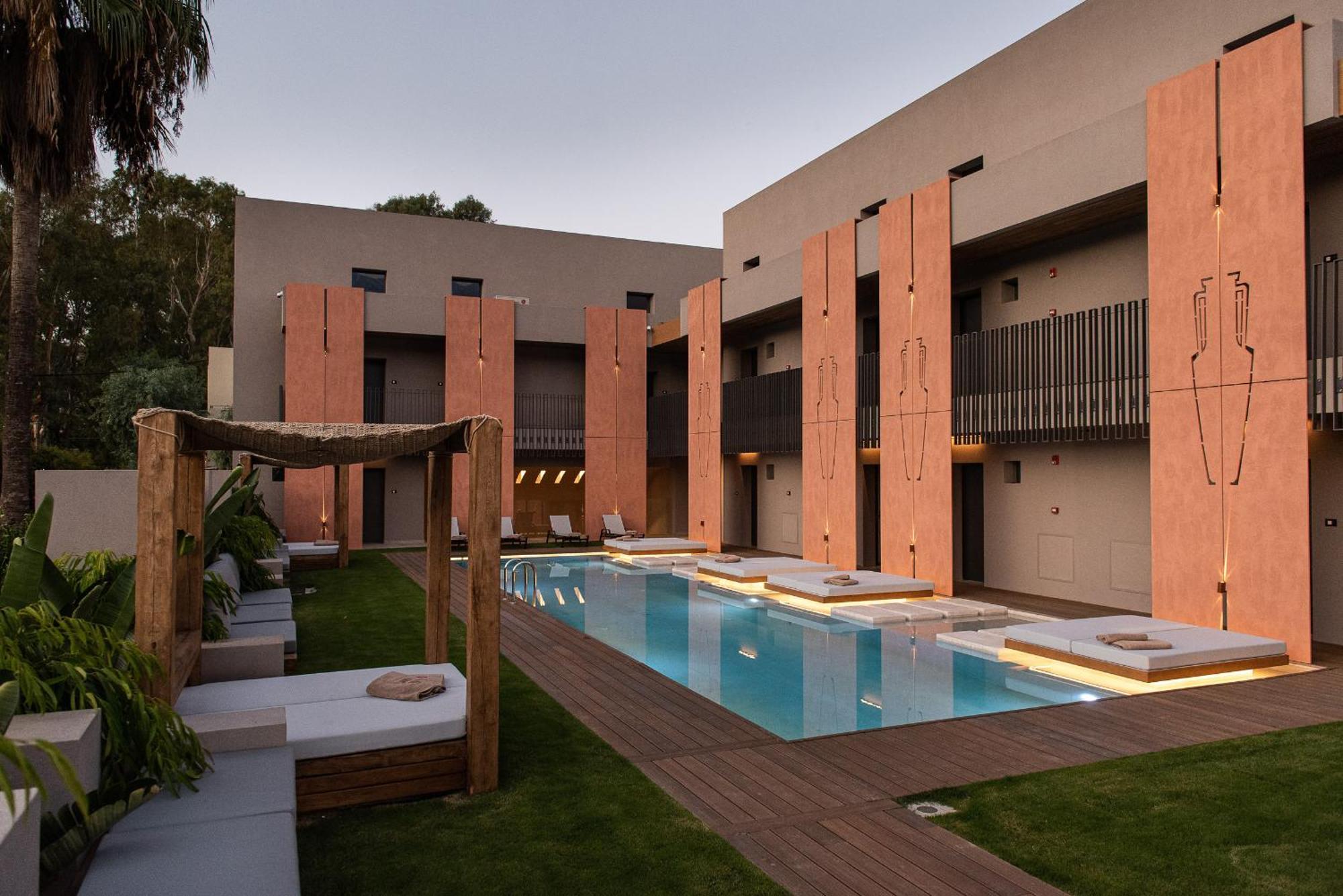Pilot Amphora Boutique Hotel "Adults Only" Georgioupoli Bagian luar foto